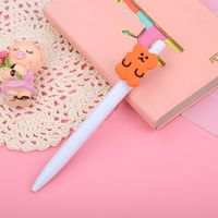 Cute Cartoon Rainbow Rabbit Patch Student Stationery Press Pen sku image 3