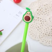 Student Creative Style Cute Avocado Shape Gel Pen sku image 1