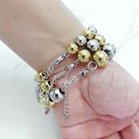 Retro Ball Stainless Steel Plating Men's Bracelets main image 2