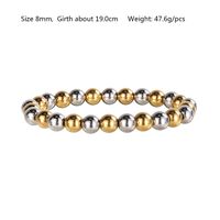 Modern Style Round Stainless Steel Bracelets In Bulk sku image 4