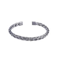 Simple Style Twist Stainless Steel Plating Unisex Cuff Bracelets sku image 1