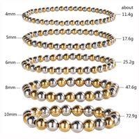 Modern Style Round Stainless Steel Bracelets In Bulk main image 2