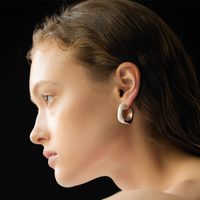 1 Pair Simple Style Artistic Round Enamel Copper Earrings main image 5