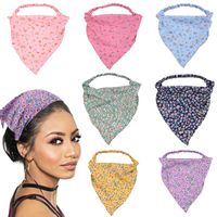 Simple Style Flower Cloth Printing Hair Band main image 1