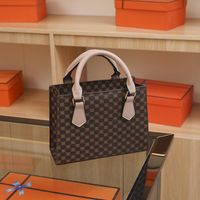 Women's Pu Leather Printing Elegant Classic Style Square Zipper Shoulder Bag Handbag Crossbody Bag sku image 2