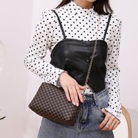 Women's Small Pu Leather Printing Streetwear Oval Zipper Shoulder Bag Crossbody Bag main image 2