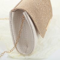 Beige Pu Leather Color Block Square Evening Bags main image 3