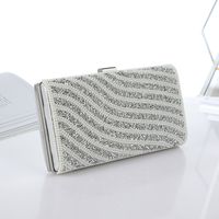 Yellow Black Silver Abs Pc Solid Color Square Evening Bags sku image 3