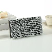 Yellow Black Silver Abs Pc Solid Color Square Evening Bags sku image 2