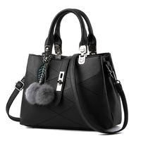 Women's Medium Pu Leather Solid Color Vacation Streetwear Square Zipper Shoulder Bag Handbag Crossbody Bag main image 6