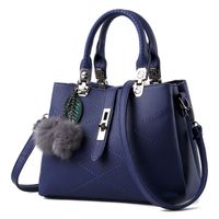 Women's Medium Pu Leather Solid Color Vacation Streetwear Square Zipper Shoulder Bag Handbag Crossbody Bag main image 5