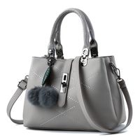 Women's Medium Pu Leather Solid Color Vacation Streetwear Square Zipper Shoulder Bag Handbag Crossbody Bag main image 3