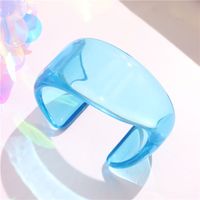 Simple Style Solid Color Arylic Women's Cuff Bracelets sku image 5