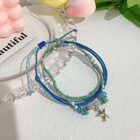 Beach Starfish Alloy Glass Patchwork Women's Anklet main image 3