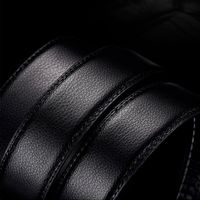 Simple Style Classic Style Solid Color Pu Leather Iron Men'S Leather Belts main image 2