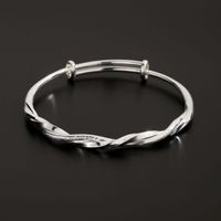 Elegant Glam Modern Style Round Titanium Steel Bangle In Bulk main image 4