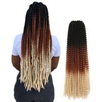 Women's African Style Street High Temperature Wire Long Curly Hair Wigs main image 1