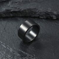 Casual Vintage Style Rock Geometric Titanium Steel Plating Unisex Rings main image 5