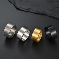 Casual Vintage Style Rock Geometric Titanium Steel Plating Unisex Rings main image 1