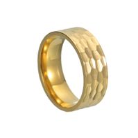 Hip-hop Streetwear Geometric Titanium Steel Plating Men's Rings sku image 9