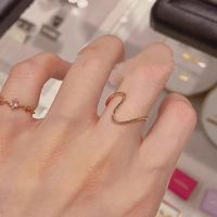 Simple Style Solid Color Sterling Silver Plating Gold Plated Rings main image 1