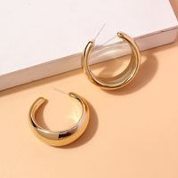 1 Pair Cute Simple Style C Shape Plastic Ear Studs main image 5