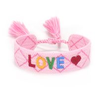 Casual Letter Heart Shape Flower Polyester Wholesale Drawstring Bracelets main image 2