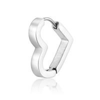 1 Piece Simple Style Geometric Plating Stainless Steel Earrings sku image 2