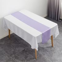 Casual Solid Color Polyester Table Runner sku image 1