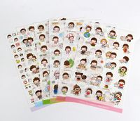 Korean Multi-style Cute Cartoon Creative Transparent Diary Mobile Phone Decorative Stickers sku image 27