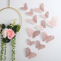 Casual Vacation Solid Color Butterfly Paper Wall Sticker main image 3