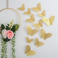 Casual Vacation Solid Color Butterfly Paper Wall Sticker main image 1