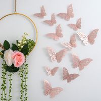 Casual Vacation Solid Color Butterfly Paper Wall Sticker sku image 5