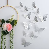 Casual Vacation Solid Color Butterfly Paper Wall Sticker main image 5