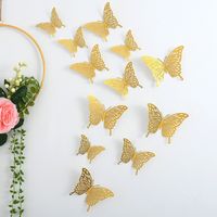 Casual Vacation Solid Color Butterfly Paper Wall Sticker sku image 10