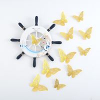 Casual Vacation Solid Color Butterfly Paper Wall Sticker main image 4
