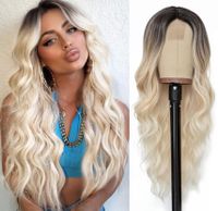 Women's Simple Style Casual High Temperature Wire Long Bangs Long Curly Hair Wigs main image 1