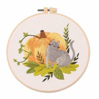 New Arrival Embroidery Material Kit Cat Pattern Cross Stitch sku image 4