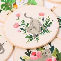 New Arrival Embroidery Material Kit Cat Pattern Cross Stitch main image 4