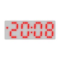 Casual Solid Color Plastic Alarm Clock sku image 13