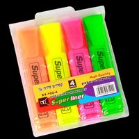 Best Selling Six Colors Slanted Tip Color Marker Pens sku image 1