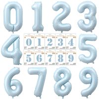 Birthday Number Aluminum Film Party Balloons sku image 80