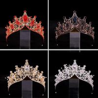 Lady Crown Alloy Plating Inlay Artificial Gemstones Crown main image 1