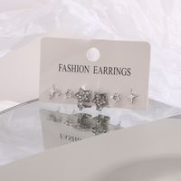 1 Set Ig Style Y2k Cute Star Inlay Alloy Artificial Gemstones Ear Studs main image 7