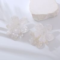 1 Pair Casual Flower Arylic Drop Earrings sku image 2