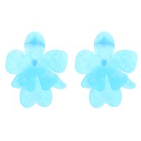 1 Pair Casual Flower Arylic Drop Earrings main image 5