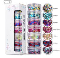Shiny Colorful Sequin Nail Decoration Accessories 1 Set sku image 28