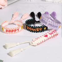 Casual Letter Star Polyester Wholesale Bracelets main image 2