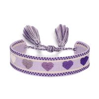 Modern Style Heart Shape Polyester Wholesale Bracelets sku image 1