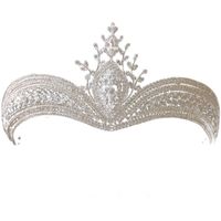 Lady Heart Shape Rhinestone Diamond Crown main image 2